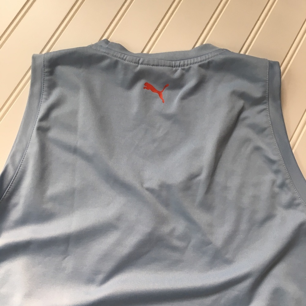 Puma sleeveless light blue top SIZE XXL - Picture 6 of 7
